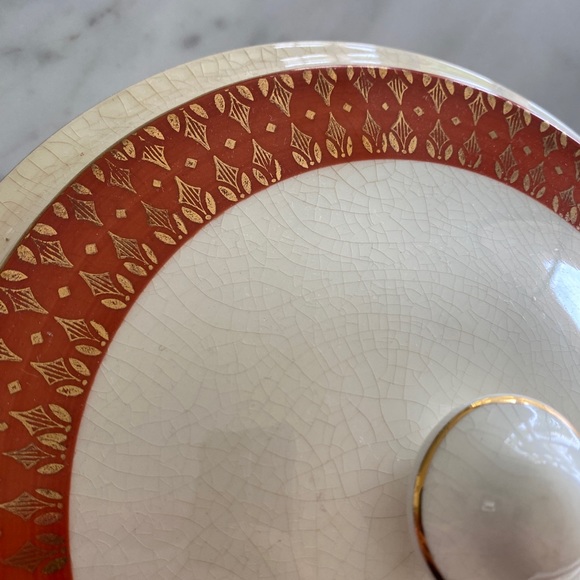 The Cronin China Co. pot w/ lid 22 karat gold - Picture 14 of 15